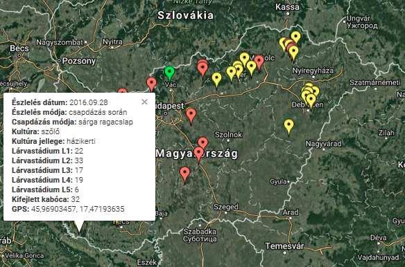 Károsító monitoring rendszer https://karositomonitoring.nebih.gov.hu/ter kepek/amerikaiszolokabocamap.