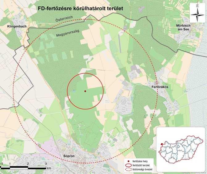 1. a megtalált fertőzések felszámolása Körülhatárolt