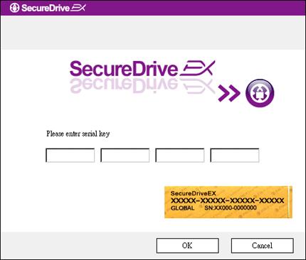 folytatásához. 15. Meg fog jelenni a SecureDrive EX ablaka, és kéri a hitelesítést.