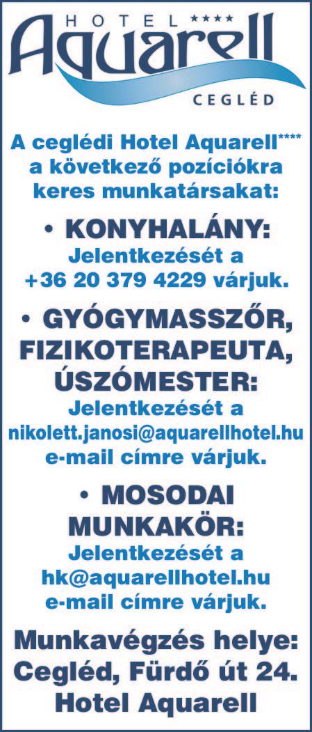 Feladatok: kazánok, hőközpontok, valamint hőtávvezeték üzemeltetése, a munkaterület rendjének biztosítása, napi és heti ellenőrzések, üzemi