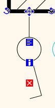 elemhez. Ha több tétel is van az elemhez csatolva, azok között a nyílakkal lapozhat, egy tételt a X gombbal törölhet. 11.13.2.