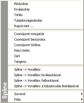 1120 11.3. Vonallánc Ismételje meg a parancsot újabb vonalláncra is, vagy Enter Befejezi a parancsot. 11.3.4.