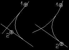11. 2D elemek 1131 Helyezze el a körívet a rajzfelületen középpontjával, vagy Opciók: ÁTMÉRŐ SUGÁR Módosítsa a kör átmérőjét Módosítsa a kör sugarát 11.4.