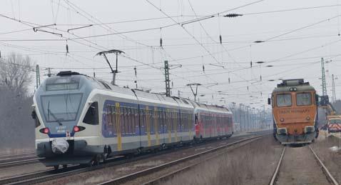 A járművek dízelerőforrása környezetbarát Mercedes Euro-III-B kibocsátási szintű dízelmotor lesz. 8. ábra: A Stadler szállítja az MGBahn új mozdonyait Gotthard Bahn részére. (MGBahn).
