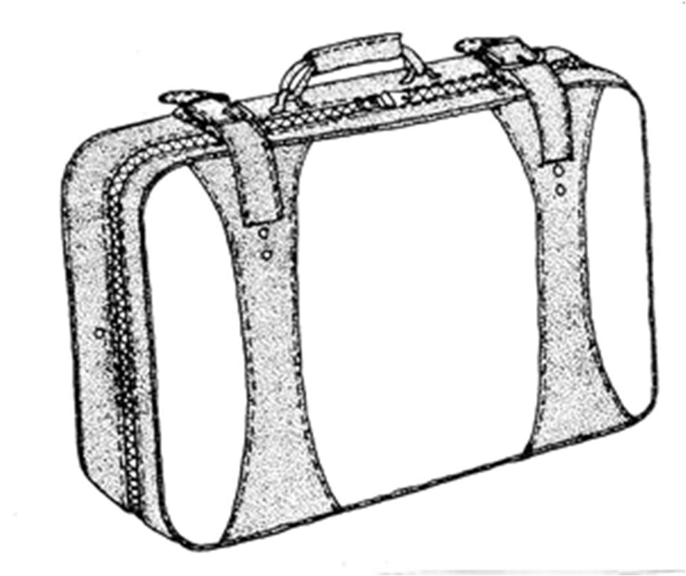 8. Feladat Ismertesse rajz alapján a varrásvédős, húzózáras bőrönd