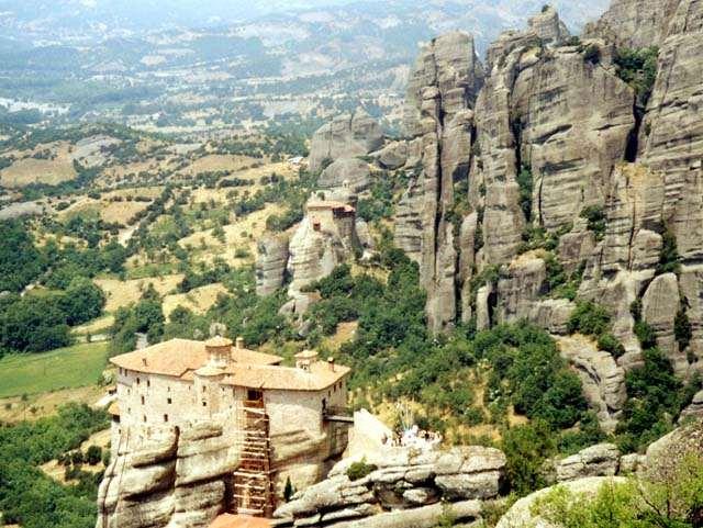Görögország Meteora kolostorok a Pindosz-hegységben A 11.