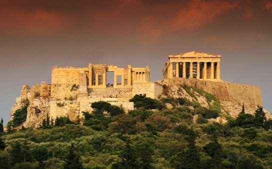 Görögország: Athén Akropolisz Az ókori város legmagasabb