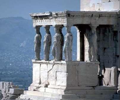 Athéné temploma, Erechteion a kariatidákkal (nőalakok),