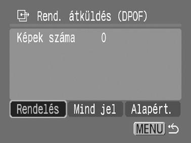 Nyomtatási és átviteli beállítások 181 DPOF átviteli beállítások megadása A fényképezőgépen beállításokat adhat meg a képekhez, mielőtt áttöltené azokat a számítógépre.