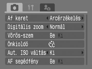 Ehhez a zoom kart is használhatja. 3 A vagy a gombbal válasszon egy menüelemet. 4 A vagy a gombbal válasszon egy képet. A három pontot (.