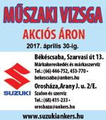 OSZTÁLYÚ LABDARÚGÓ MÉRKŐZÉS: Rákóczi Vasas - Szarvas 04. 22-én szombaton 17:00 óra Rákóczitelep!!! KÚTFÚRÁS KIS ÉS NAGY ÁTMÉRŐVEL. GEOTERMIKUS FÚRÁS 30/5955-226 Kiscserép eladó.