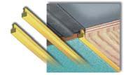 PVC betéttel 27 mm 25 mm 0 mm-es lépcsőélvédő profil és betét, szálhossz: 250 cm, 0 db/köteg szürke barna fekete