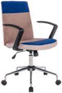 990,- (29260034/01-02) Főnöki szék Romero, fekete vagy barna textilbőr huzattal, hinta funkcióval,