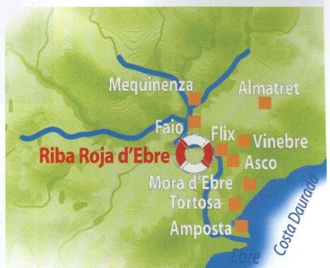 SPANYOLORSZÁG Barcelonától 180 km-re, Tarragonától 80km-re található az indulási bázisunk az Ebre-folyón.