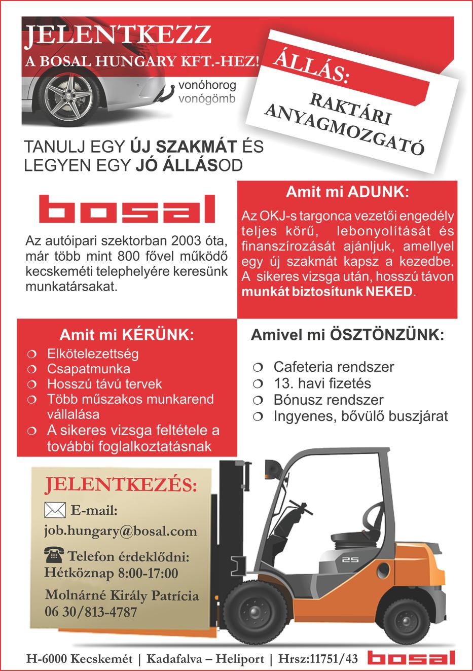 0 6-2 0 / 9 3 2 5-1 3 7 SO F Ő R á l l á s! B e l f ö l d i m u n k avé g z é s 7, 5-1 2 t o n n á s t e h e rau t ó v a l, k é z i r a k o d á s s a l.