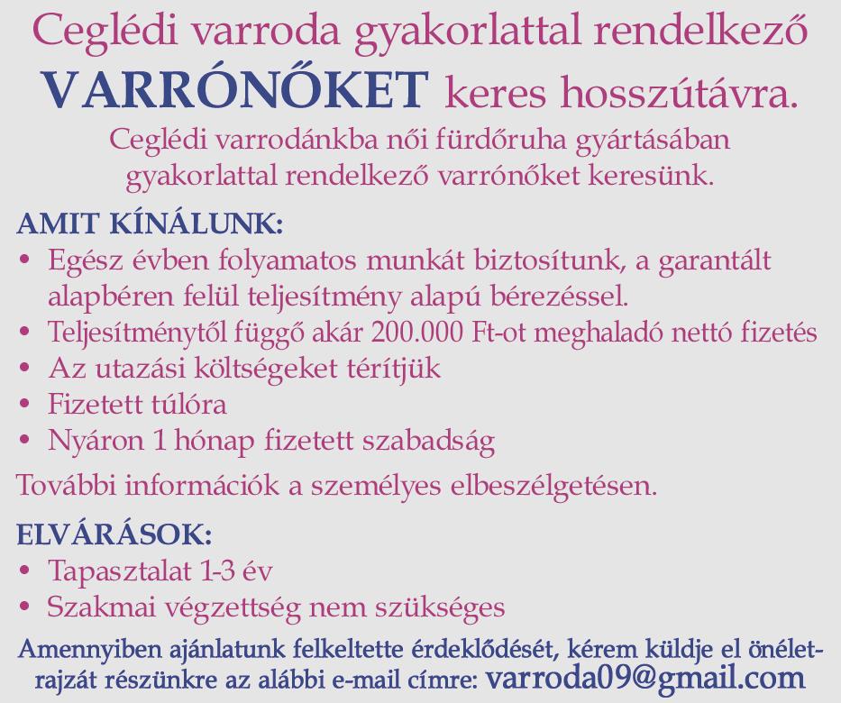 0 6-5 3 / 3 1 3-3 3 3 KE C S K E M É T I c é g e g y m ű s z ako s m u n k a r e n d b e n s z a b á s z t ke r e s u t i k ö l t s é g t é r í t é s s e l.