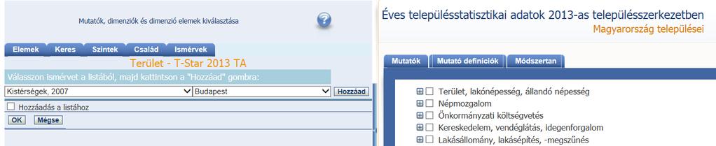 Megyei adatok esetén válasszuk a Szintek fület, ott vegyük le a kis pipát