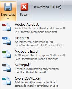Felhasználói adatok importálása külső forrásból (XLS, CVS) A Személyek importálása menüpontban tudunk felhasználói adatokat importálni különböző fájlformátumokból (xls, csv, xlsx).