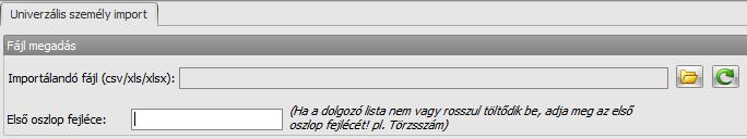 A fájl kiválasztása után az Importálandó adatok részben megjelenik a fájl előnézete.