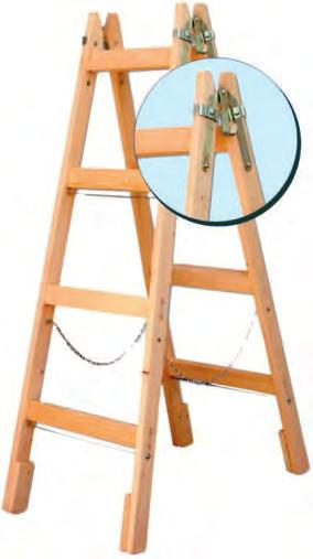 A megerősített lábak es fokok növelik a biztos és stabil állás