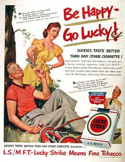 Cigaretta-reklámozás két gyártó