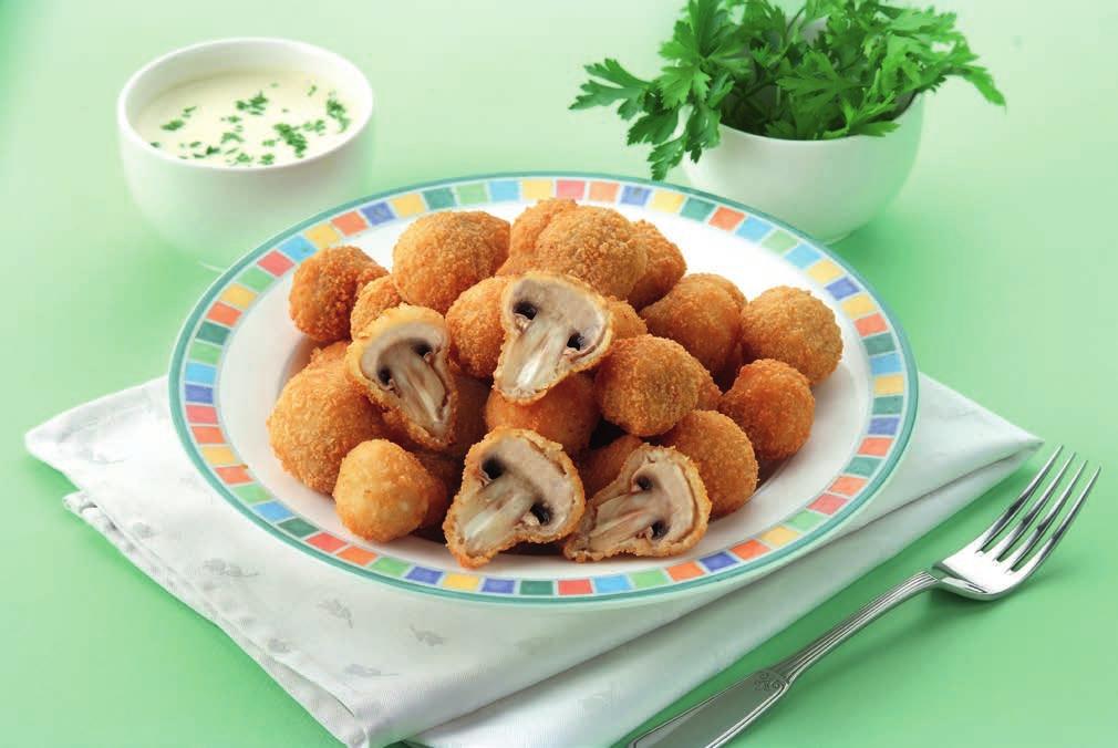 Gyorsfagyasztott élelmiszerek Rántott gombafejek Erdei