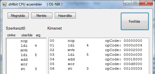 Program készítése A