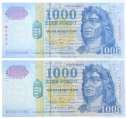1000 Forint C:UNC Adamo F48M,F48 1 7.000 30109. 30110. 30111. 30112. 30109. 30110. 30111. 30112. 1996.