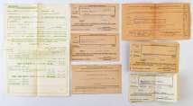 32db különféle, használatlan adópengő címletű váltó, törvénykezési és okirati illetékbélyeg / Hungary 1946.