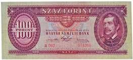 100 Forint C:AU Adamo F26 2 30058. 30059. 30059. 30058. 1947.