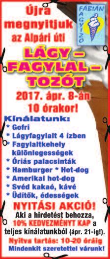 500 Ft/fő Naponta frissülő adatbázis, családbarát árak, integrált foglaló és ajánlatkérő rendszer!