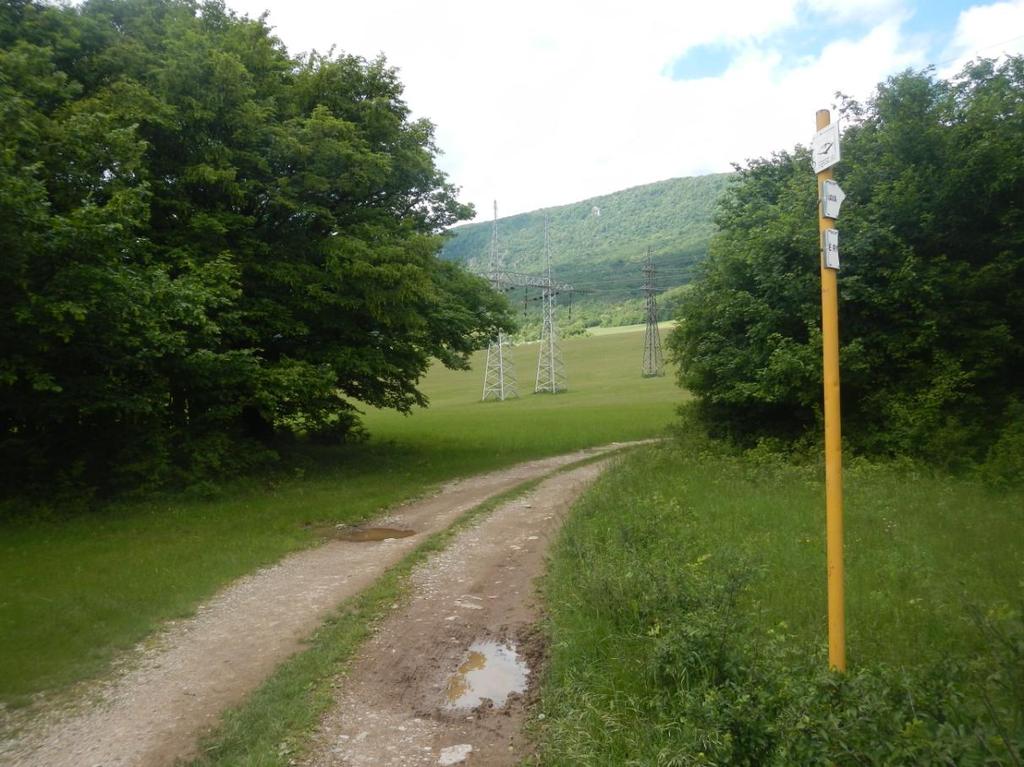 ísť cez dolinu pešo.