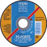csiszolástechnika Tisztítókorong PS-FORTE INOX PFERD Tisztítókorong Vulcan Norton Inox / fém Lamellás korong POLIFAN SGP-ZIRKON -CURVE E 115-7 A30 M PSF INOX 470565 0506-000449 345,6 438,91 E