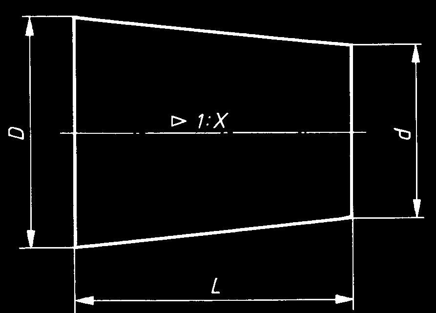 A méretszám előtti ( ) jel csúcsa a lejtés irányába mutasson. A lejtést a 160. ábra szerint értelmezzük.