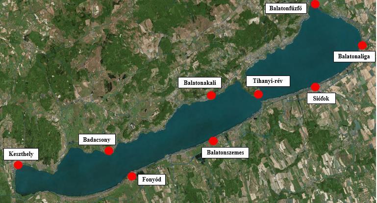 Kiindulási adatok A Balatonpart árvízi elöntési térképe A tanulmány elkészítéséhez számos adat állt rendelkezésünkre. Elsőként a statisztikai elemzéshez volt szükségünk adatokra.