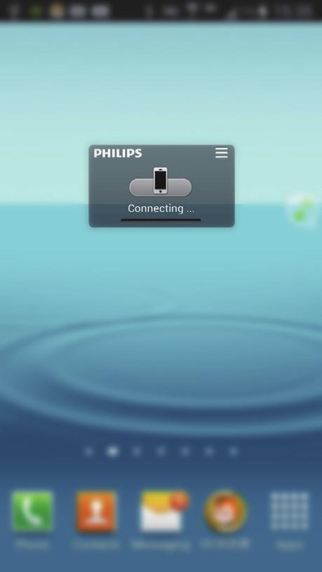 Aktiválja a Bluetooth-kapcsolatot a Philips Bluetooth Audio Connect alkalmazás által Adja hozzá a AS130 készüléket a kezdőképernyőjéhez Megjegyzés Ellenőrizze, hogy a AS130 készülék be van-e