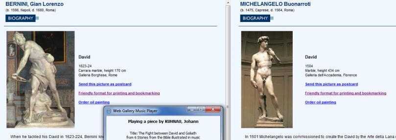 188 A Magyar Elektronikus Könyvtár projekt 104. ábra: Kétablakos nézet a felkínált zenei aláfestéssel Az Artist Index minden oldal alján megjelenik, így a művészek keresése egyszerű.