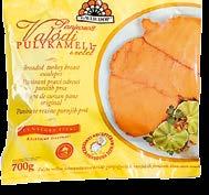 kg Panírozott pulykafasírt - 1 kg 6x1 kg Akció Valódi pulykamellszelet 130 g 700 g ---