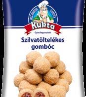 TÉSZTÁK (fagyasztott) KUKTA Csoda-csokis ízű gombóc 27% Akció KUKTA Baracktöltelékes gombóc 27% KUKTA