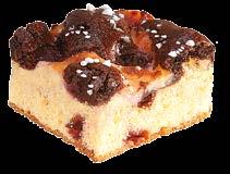 18% Profiterol Scuro / 24 gombóc (vaníliás krémmel töltött képviselőfánkok étcsokoládé krémmel vastagon borítva) 2x550 g 18% Szedres Ricotta torta,