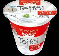 Tömlős tejföl, 20% 5 kg Fino Natúr Joghurt, vödrös 1,5%