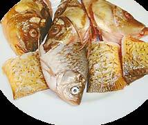 Keszeg, 10% glazúr, 200-500 g, 2,5 kg Harcsa pörkölthús, glazúr nélk.