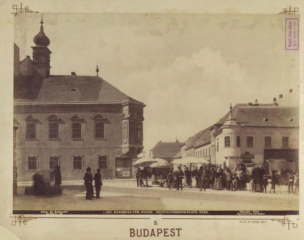 Városi tájkép - festmény, rajz, fotó A Budai