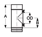 Schiedel Prima Plus Egyhéjú fémkémény rendszer belső Ø mm 80 100 113 120 130 140 150 1a KONDENZÁTUM GYŰJTŐ OLDALSÓ ELVEZETŐVEL Megrendelési szám 6114108080 6114110080 6114111380 6114112080 6114113080