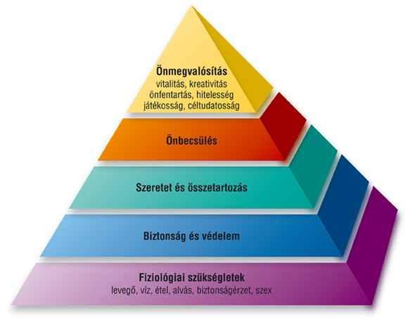 A szükségletek változása idős korban: Maslow piramis Az öregkori változások lassan, évek hosszú során alakulnak ki, és közben az egyén igyekszik a változásokhoz idomulni.