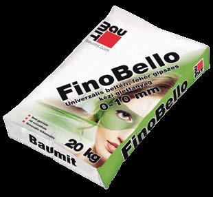 mész-cement, cement, beton és gipszes vakolatokra gipszkarton hézagkitöltésre 0-10 mm