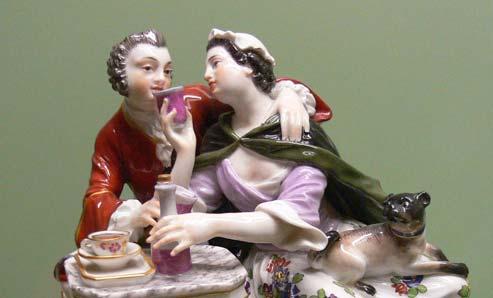 5. ábra. Kändler: Szerelmespár reggeliző asztalnál, 1745 5 6.