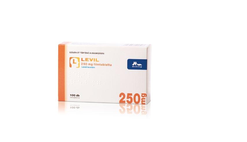 GYÓGYSZERFORMA: filmtabletta TERÁpIÁs JAVALLATok: A Levil újonnan diagnosztizált epilepsziában szenvedõ, 6 éves kor feletti betegek másodlagos generalizációval járó vagy anélkül fellépõ parciális