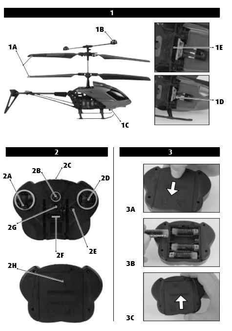 Revell Sky Arrow Rend.sz Szállítás tartalma: Mini helikopter Tartalék  propeller Távirányító Használati útmutató. - PDF Ingyenes letöltés