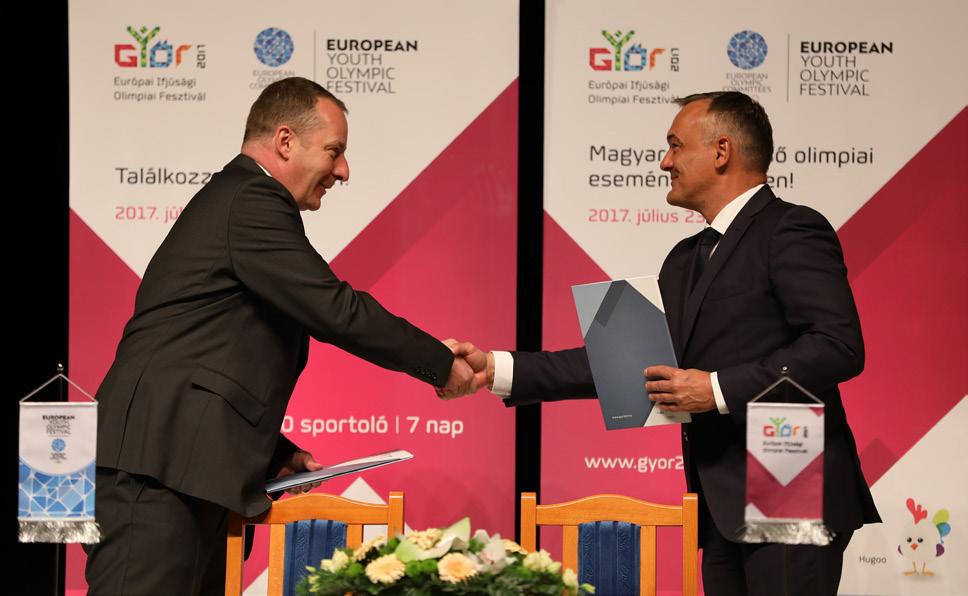 Az eseményen Lőre Péter, az AUDI HUNGARIA Zrt. kommunikációs igazgatója helyezte el a négy karikát a szponzori falon, hiszen a cég összesen 75 gépjárművel járul hozzá a fesztivál sikeréhez.
